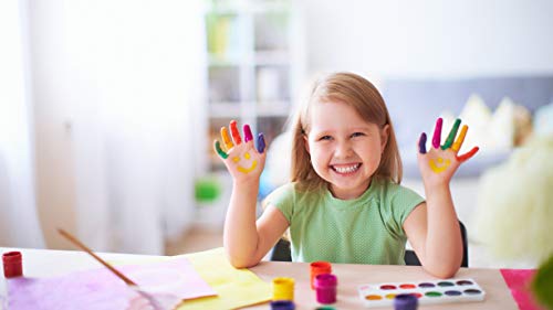 Neliblu Water Color Paint Set for Kids - Bulk Watercolor Paint Set of 24 - Washable Watercolor Paints in 12 Colors - Ideal Fun and Learning Tool for Kids at Home and School - Paintbrush Included