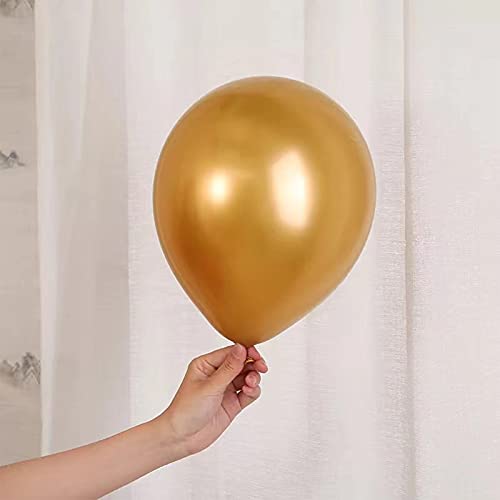 Find Fine 50Pcs Gold Metallic Balloons 12 Inch Decoration, Party Chrome Bright Color, for Birthday Bridal Wedding Halloween Christmas Baby Shower Graduation Anniversary Decorations