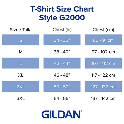 Gildan mens Ultra Cotton T-shirt, Style G2000, Multipack T Shirt, Black (3-pack), Small US