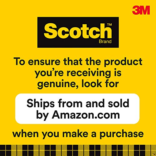 Scotch Heavy Duty Packaging Tape, 1.88" x 54.6 yd, Designed for Packing, Shipping and Mailing, Strong Seal on All Box Types, 3" Core, Clear, 4 Rolls (3850-4RD)