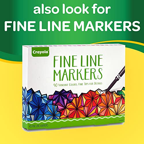 Crayola Super Tips Marker Set (100 Count), Washable Markers, Kids Gifts for Girls & Boys