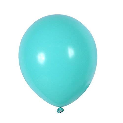 Teal Balloons,Turquoise Balloons Blue Balloons , Tiffany Blue Balloons for Party Decoration paty Graduation Decoration.12inch Latex Balloons 100 pack (Turquoise)