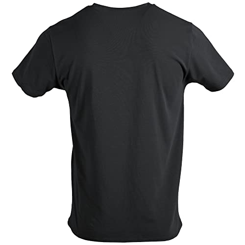 Gildan mens Ultra Cotton T-shirt, Style G2000, Multipack T Shirt, Black (3-pack), Small US