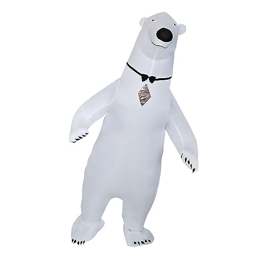 DeHasion 2 Packs Inflatable Shark/Polar Bear Costume Halloween Inflatable Costume for Adult/Halloween/Holiday (Shark/Polar Bear)