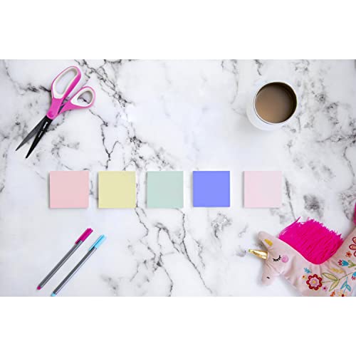 Post-it Greener Notes, 3x3 in, 24 Pads, America's #1 Favorite Sticky Notes, Sweet Sprinkles Collection, Pastel Colors, Clean Removal, 100% Recycled Material (654R-24CP-AP)