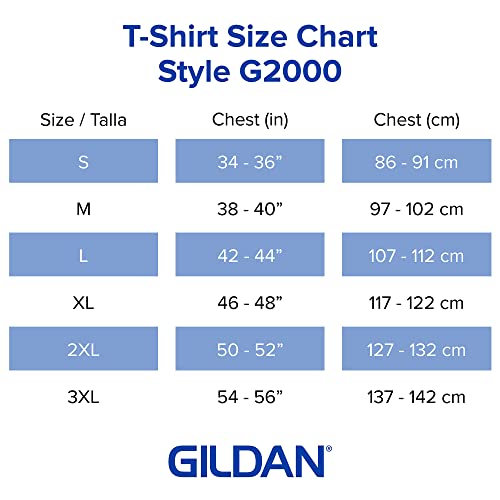 Gildan mens Ultra Cotton T-shirt, Style G2000, Multipack T Shirt, Black (3-pack), Small US