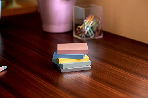 Post-it Greener Notes, 3x3 in, 24 Pads, America's #1 Favorite Sticky Notes, Sweet Sprinkles Collection, Pastel Colors, Clean Removal, 100% Recycled Material (654R-24CP-AP)