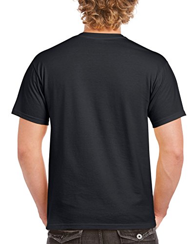 Gildan Men's Ultra Cotton T-Shirt, Style G2000, 2-Pack, Black, X-Large