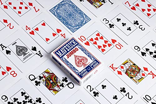 Maverick Playing Cards, Jumbo Index, 12 Pack