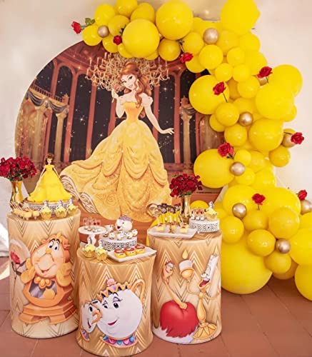 Bezente Yellow Balloons Latex Party Balloons - 100 Pack 12 inch Round Helium Yellow Balloons for Birthday Sunflower Party Decorations