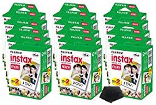 Fujifilm Instax Mini Instant Film (15 Twin Packs, 300 Total Pictures) for Instax Cameras