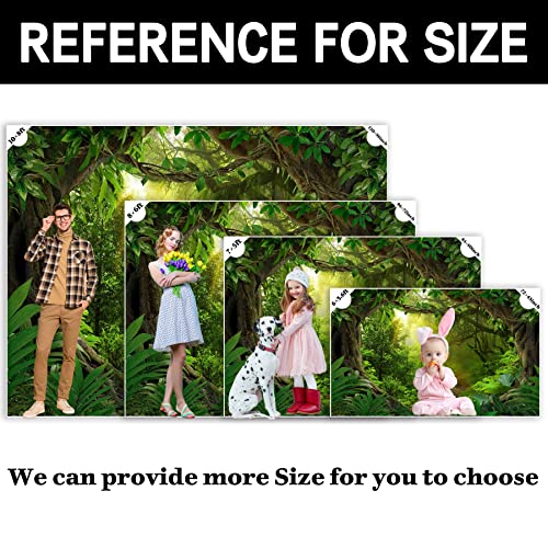 Swepuck 7x5ft Jungle Forest Photography Backdrop Tropical Rainforest Natural Scenery Background Safari Kids Adults Party Decoration Photo Booth Props