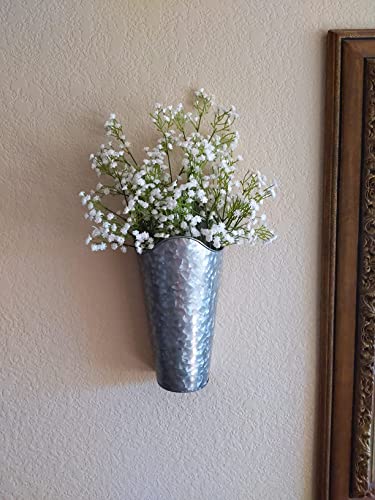 DEEMEI Artificial Baby Breath Gypsophila Flowers Bouquets 15 pcs Real Touch Flowers for Wedding Party DIY Wreath Floral Arrangement Home Decoration (White)